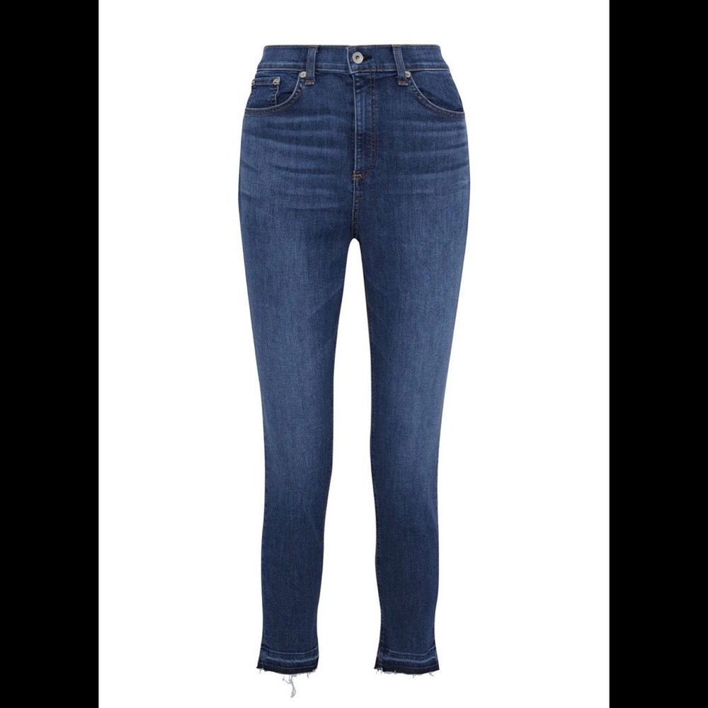 Rag & Bone High Rise Ankle Skinny Jeans